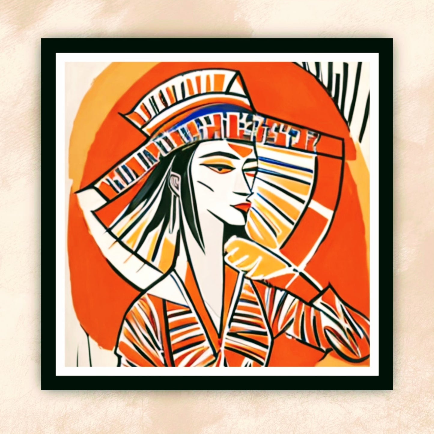 Expressions 2: Framed Abstract Art Print F14