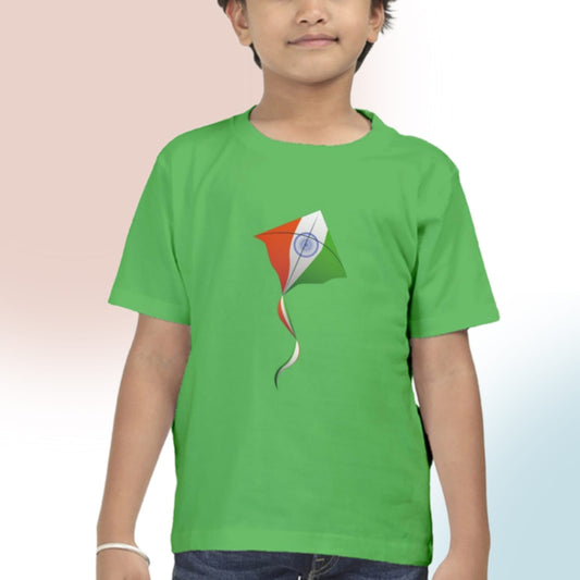 Tricolor T-shirt for Boys Green