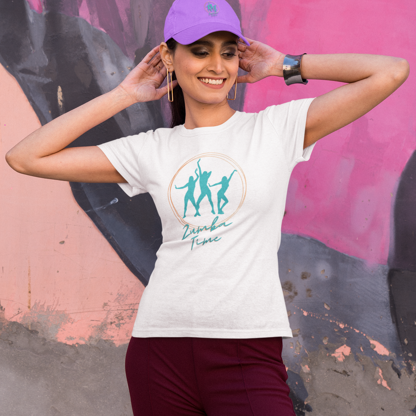 Zumba T-shirt for Women White