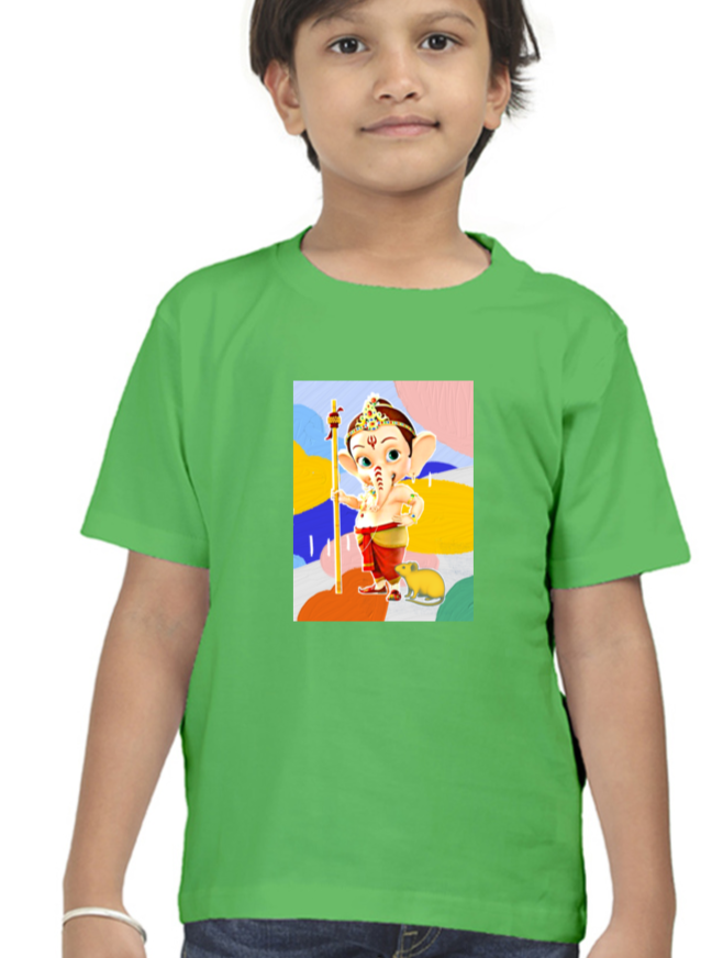 Ganesha T Shirt for Boys D41