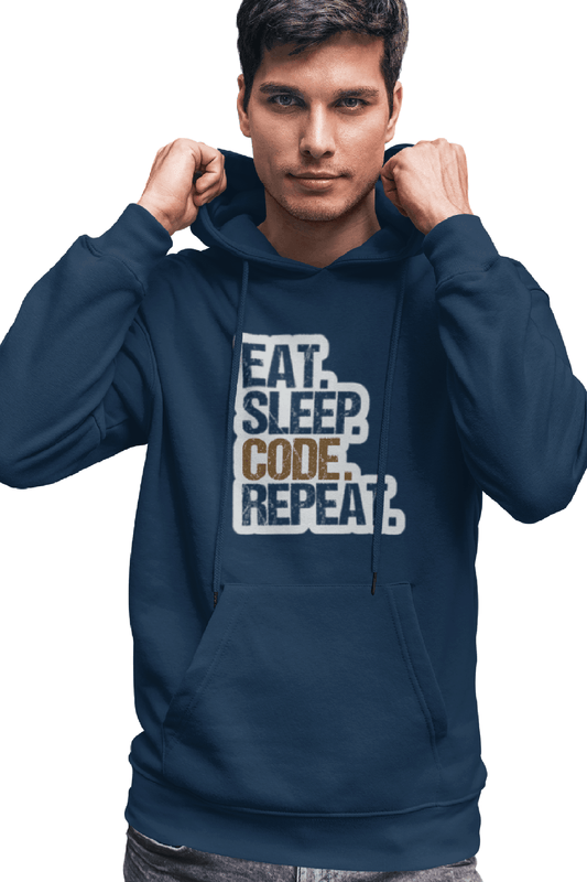 Navy Blue Unisex Hoodie for Software Programer