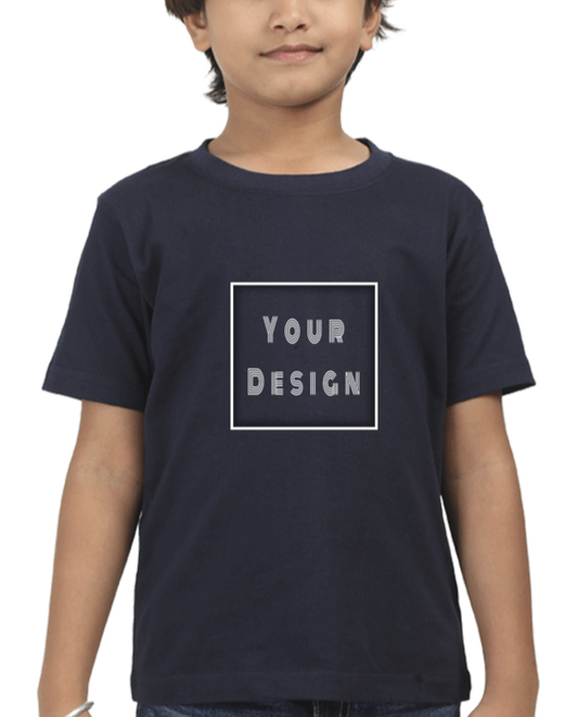 Customized T-shirt for Kids Navy Blue