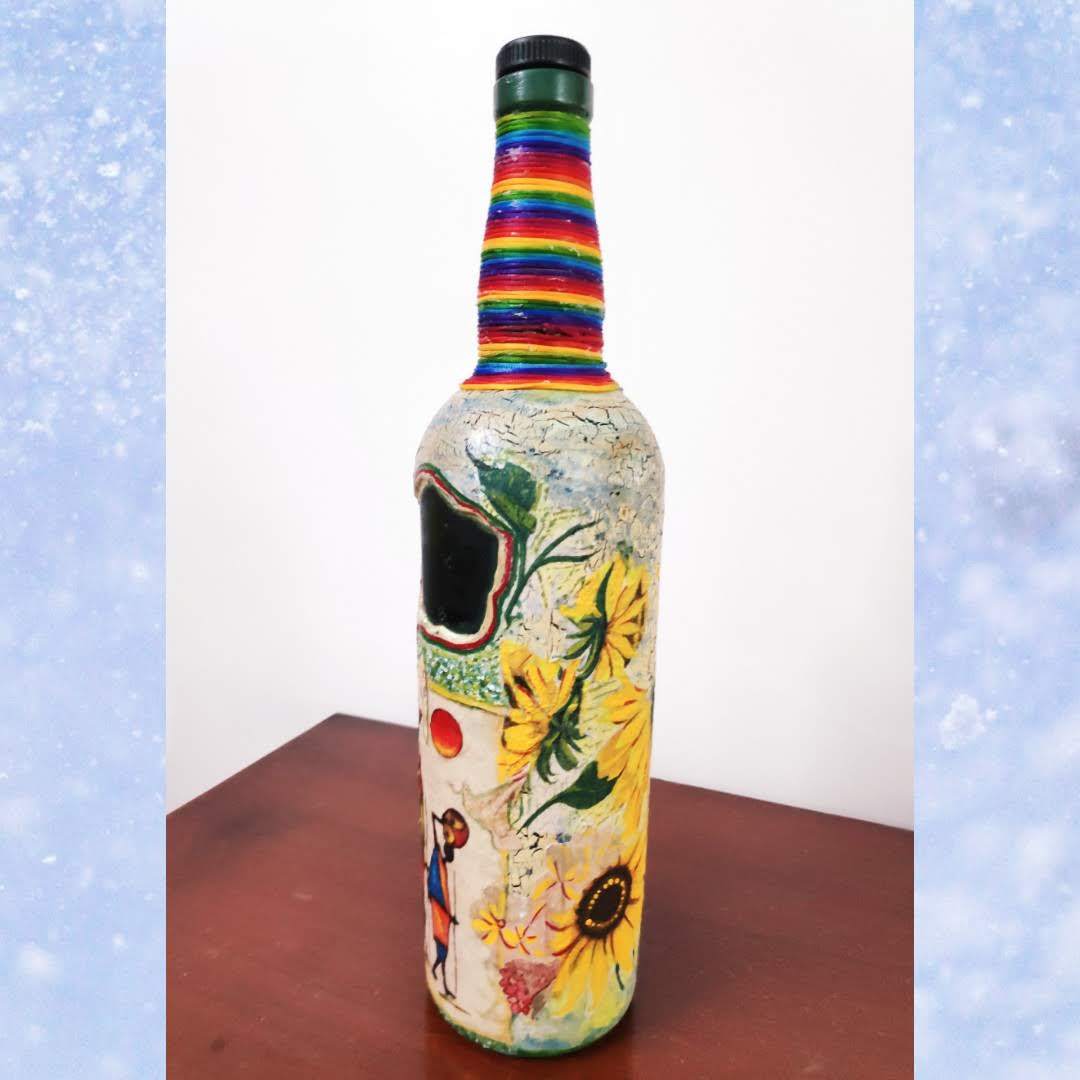 Decorative Bottle - A Window to Nature