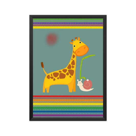 Giraffe Art Poster