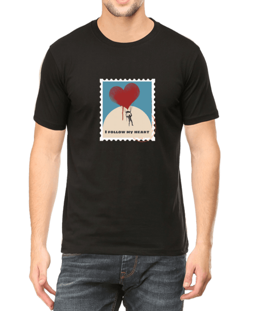 Follow Your Heart T Shirt for Men