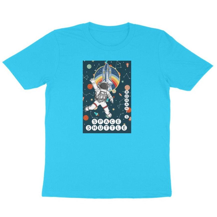 Space Shuttle Sky Blue T-shirt for Kids