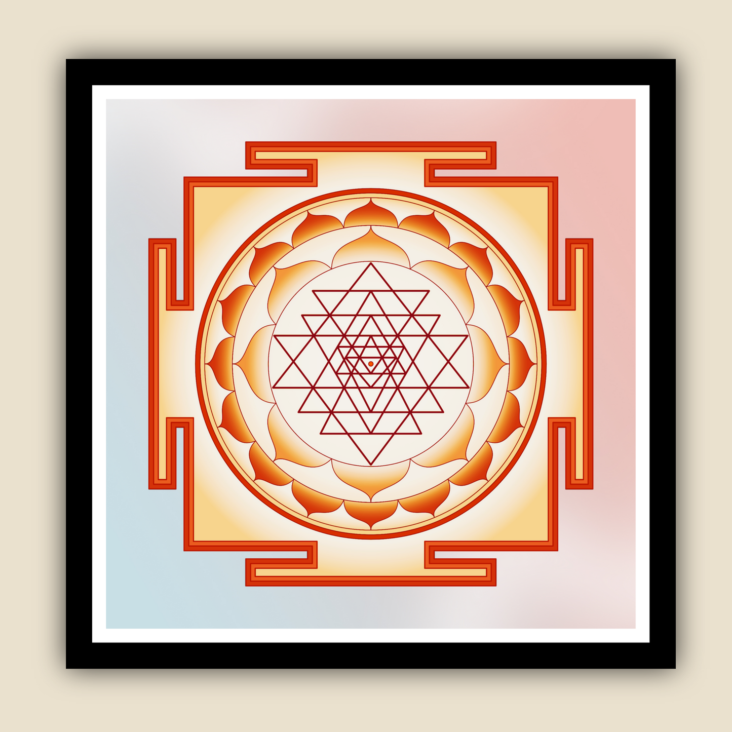 Shree Yantra Framed Poster 08