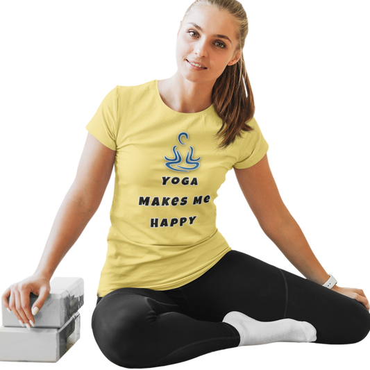 Yoga T-shirt for Women Beige