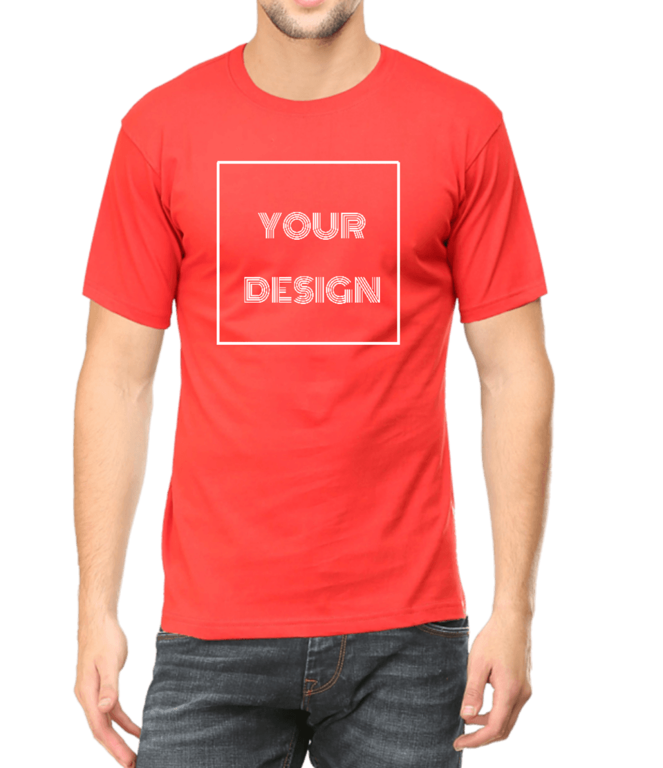 Customized Round Neck T-Shirt for Men D100