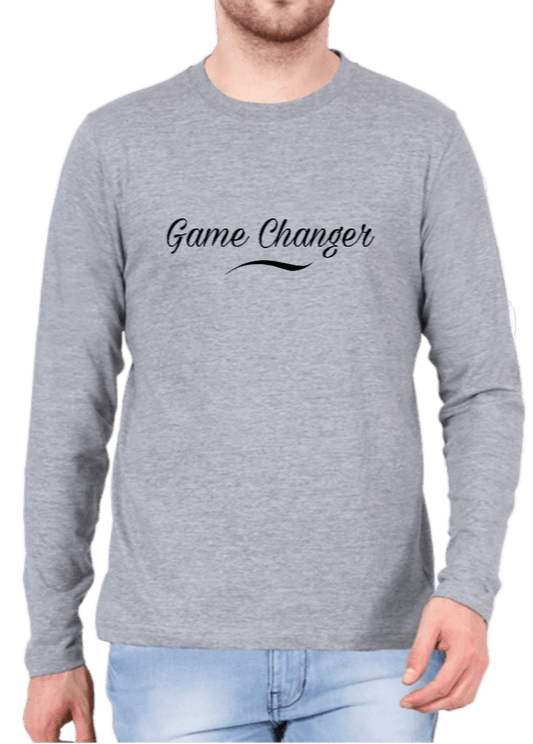 'Game Changer' Full Sleeves Men's T Shirt D59