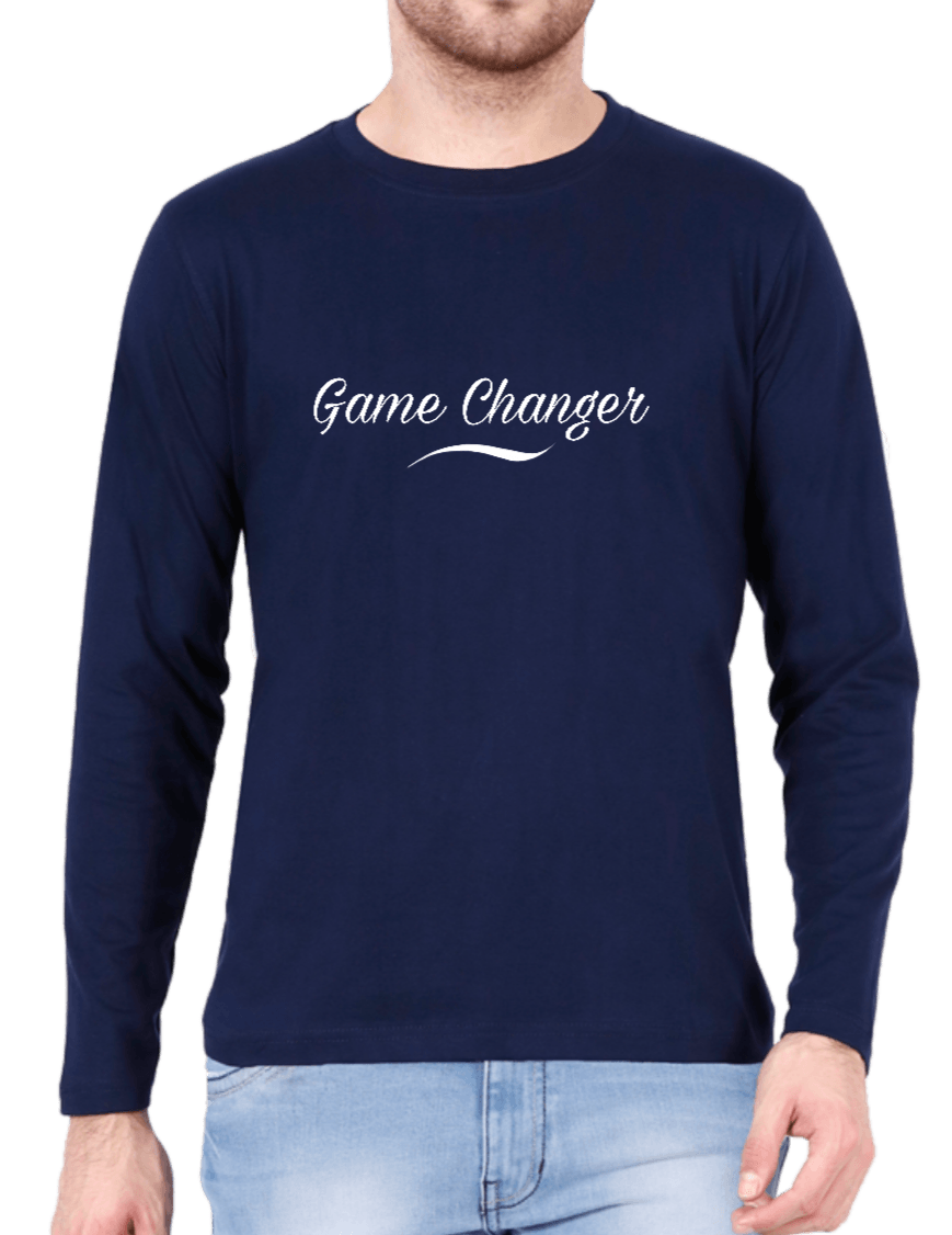 'Game Changer' Full Sleeves Men's T Shirt D59