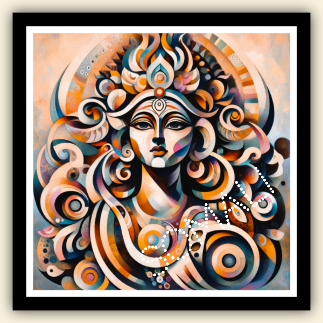 Cosmic Mother Durga Canvas Print