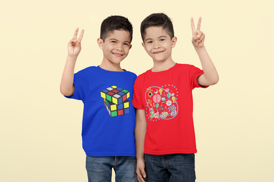 Little Innovators Duo: Rubik's Cube and Science Is Fun T-Shirt Bundle