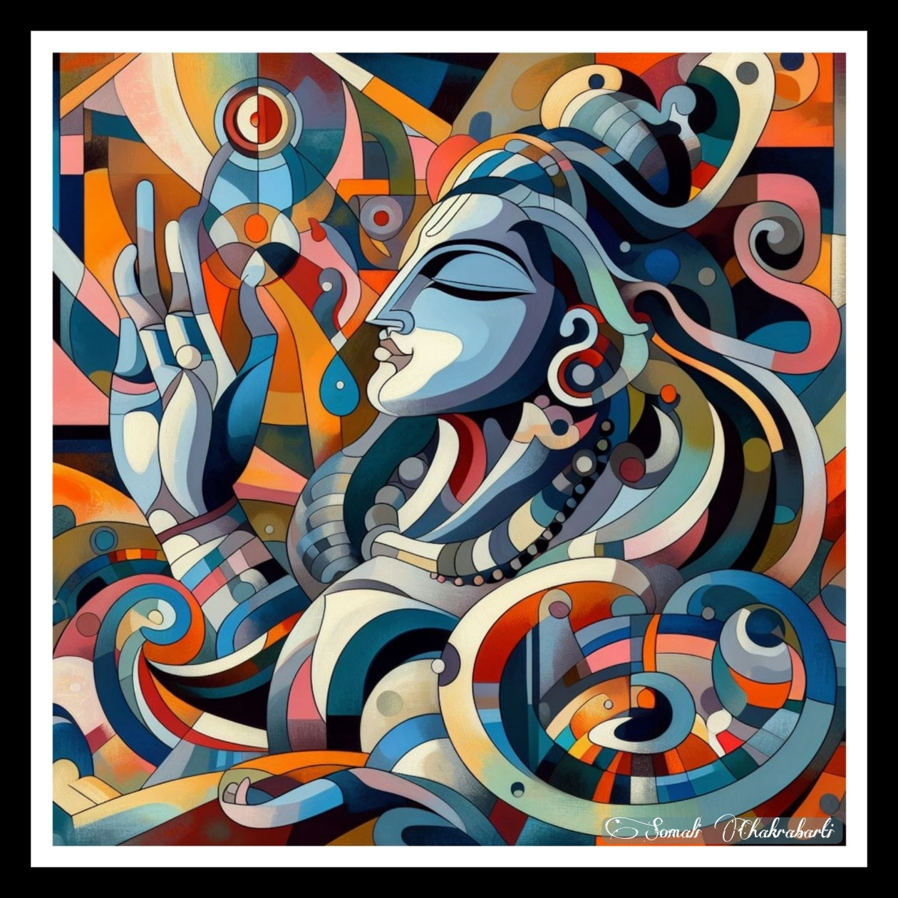 Shiva in Meditation Wall Art