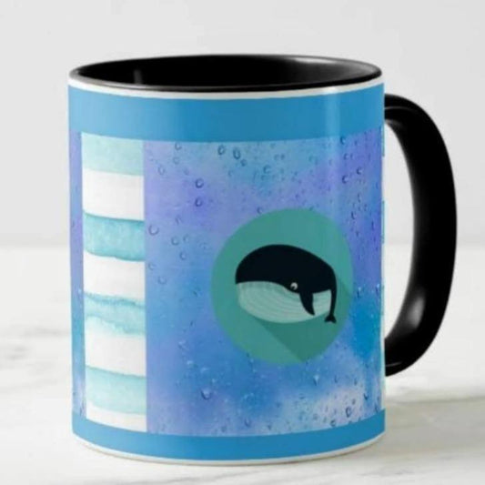 Fish in Sea Ceramic Coffee Mug