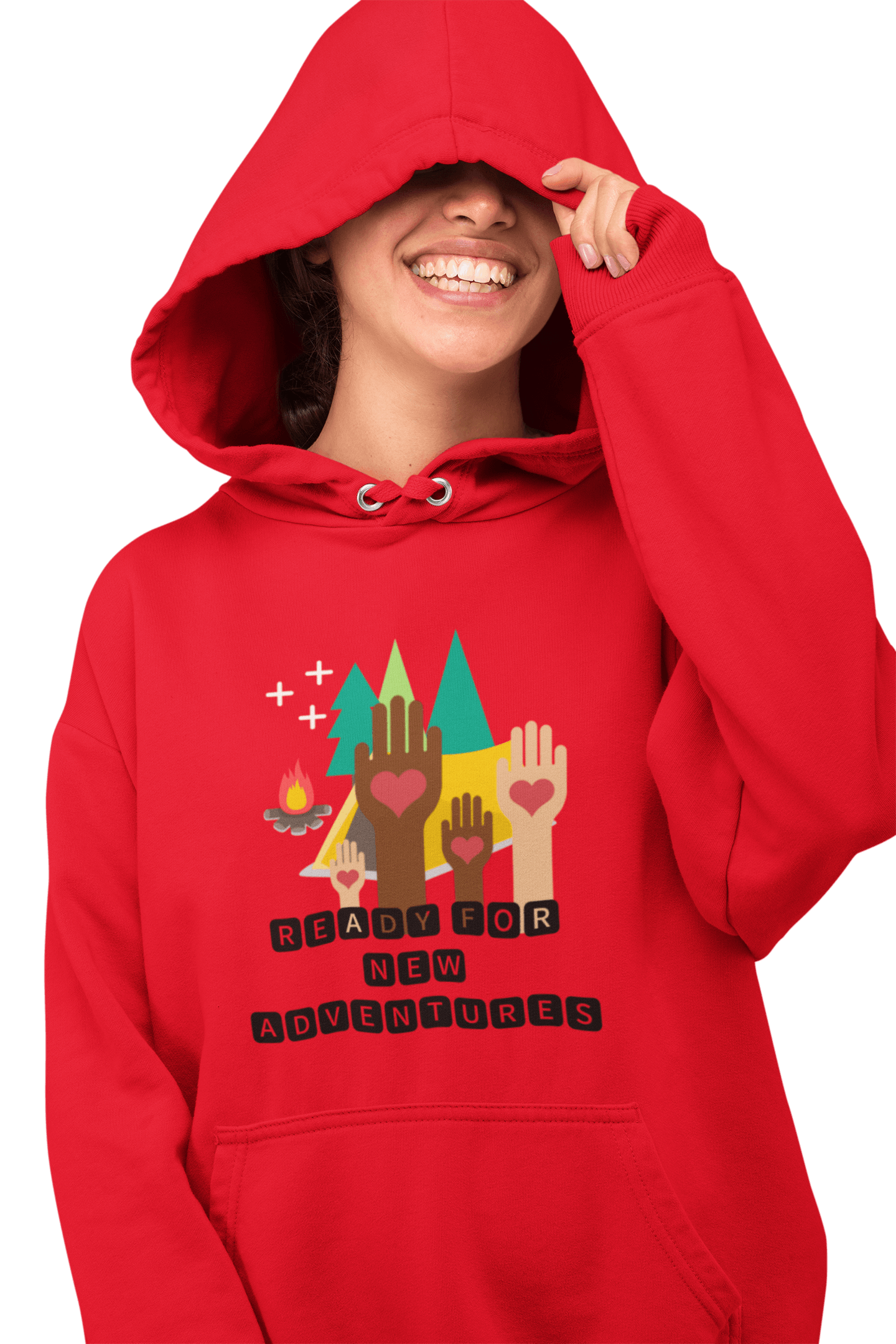 New Adventures Unisex Hoodie Red