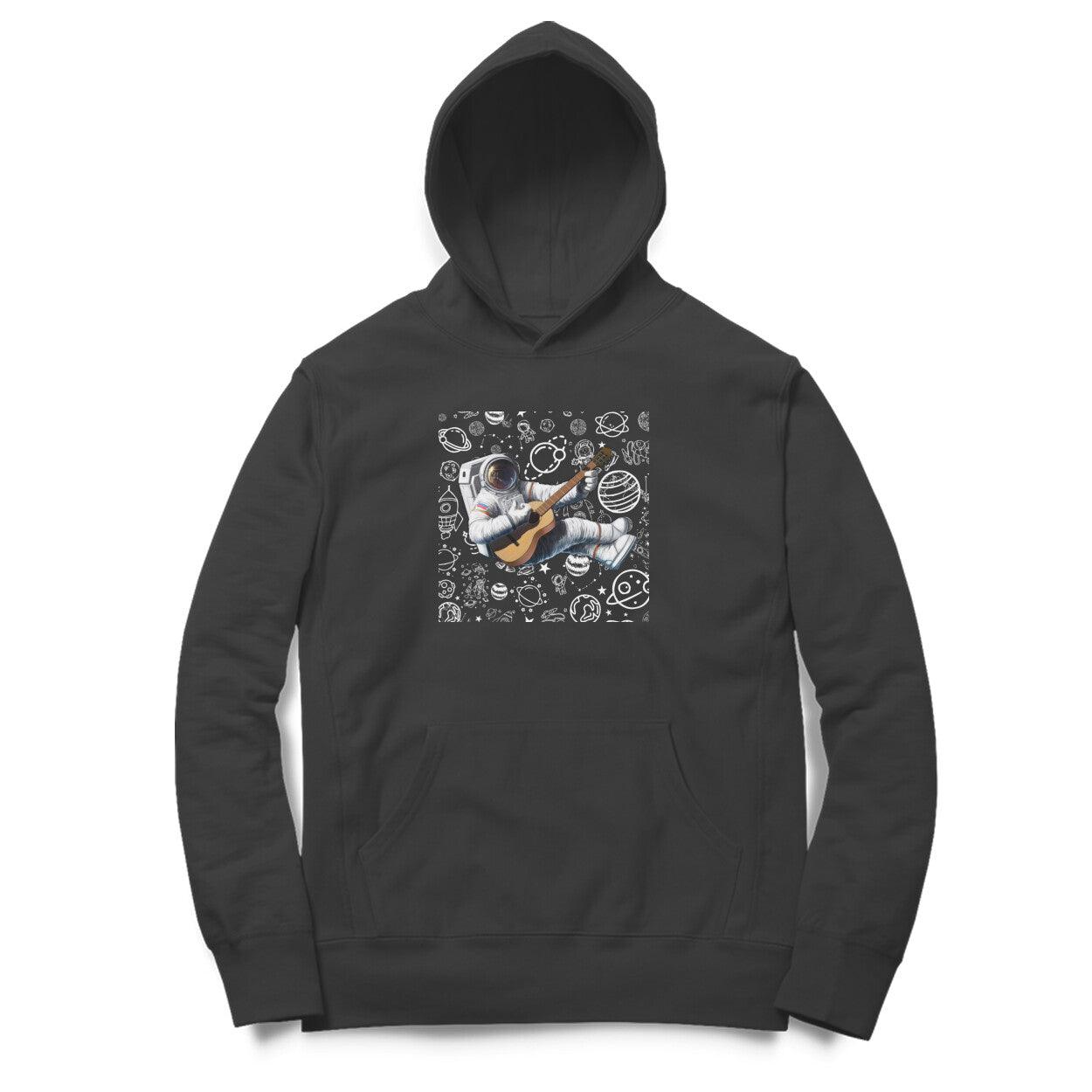 Astronaut Unisex Hoodie Black