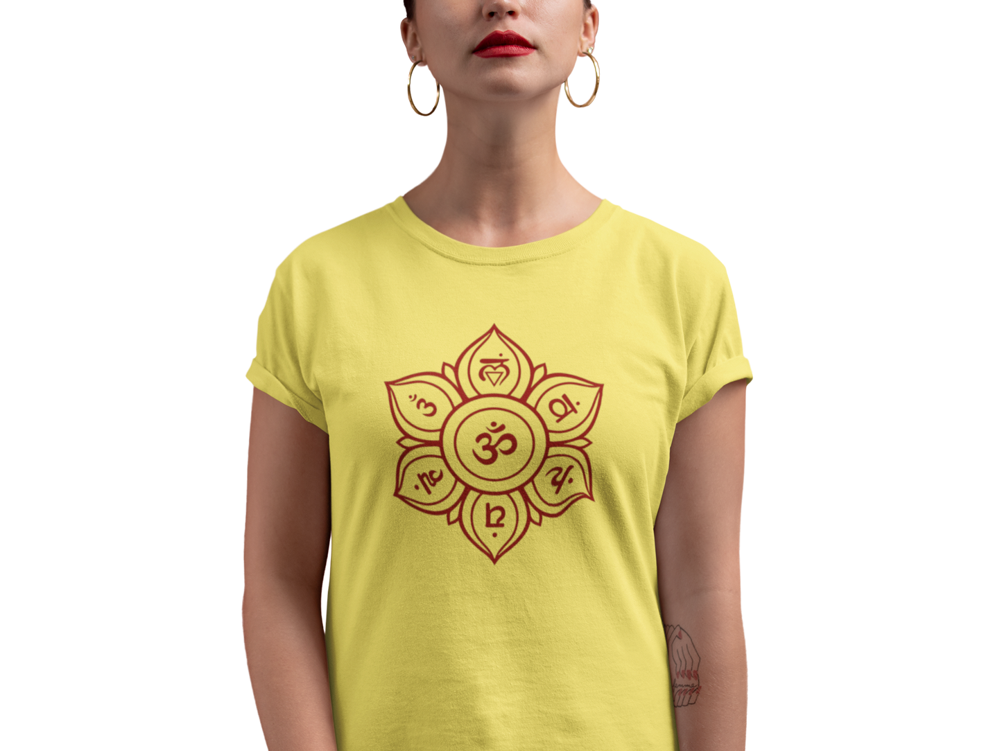 Om Symbol T Shirt for Women D55