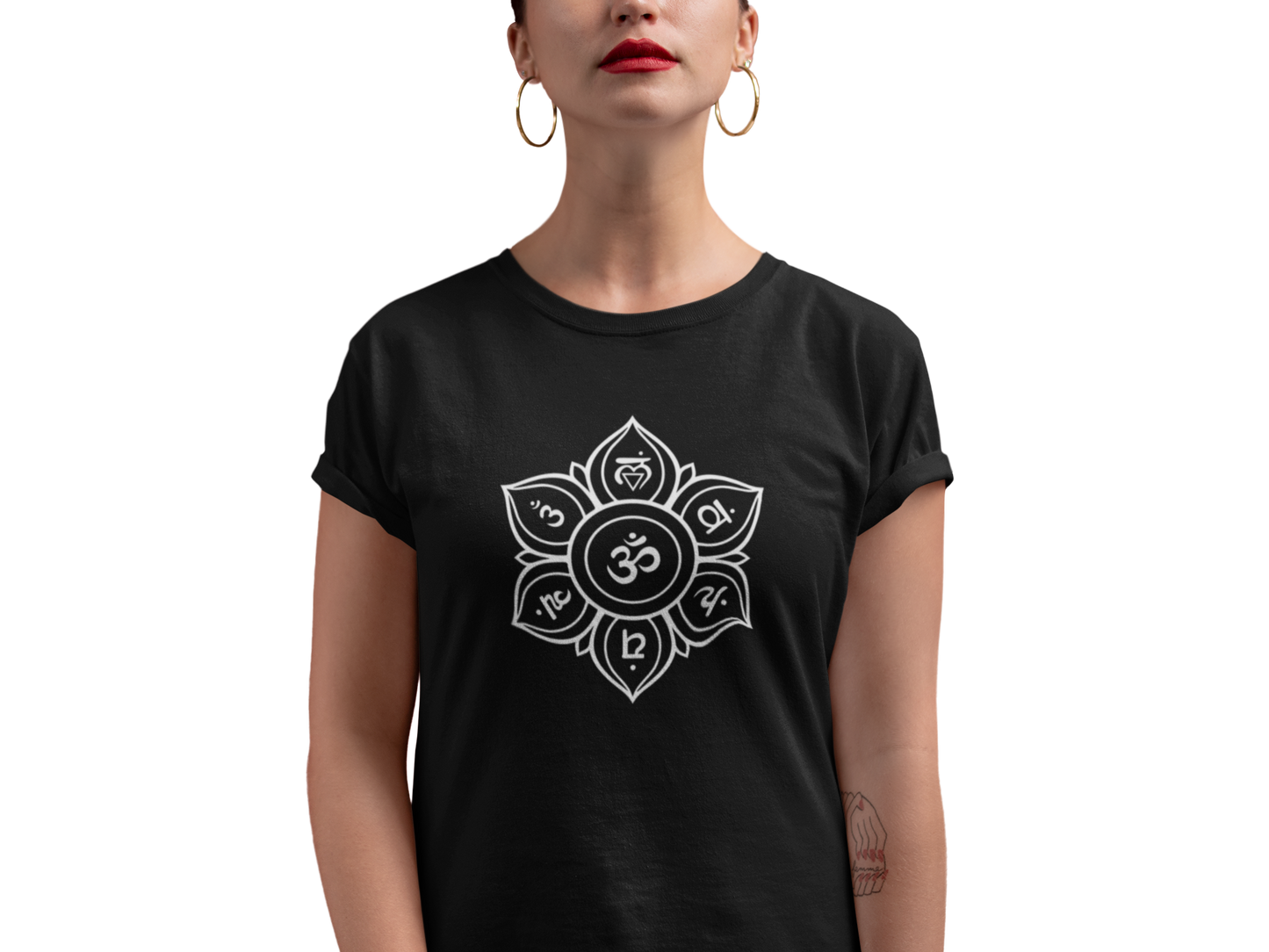 Om Symbol T Shirt for Women D55