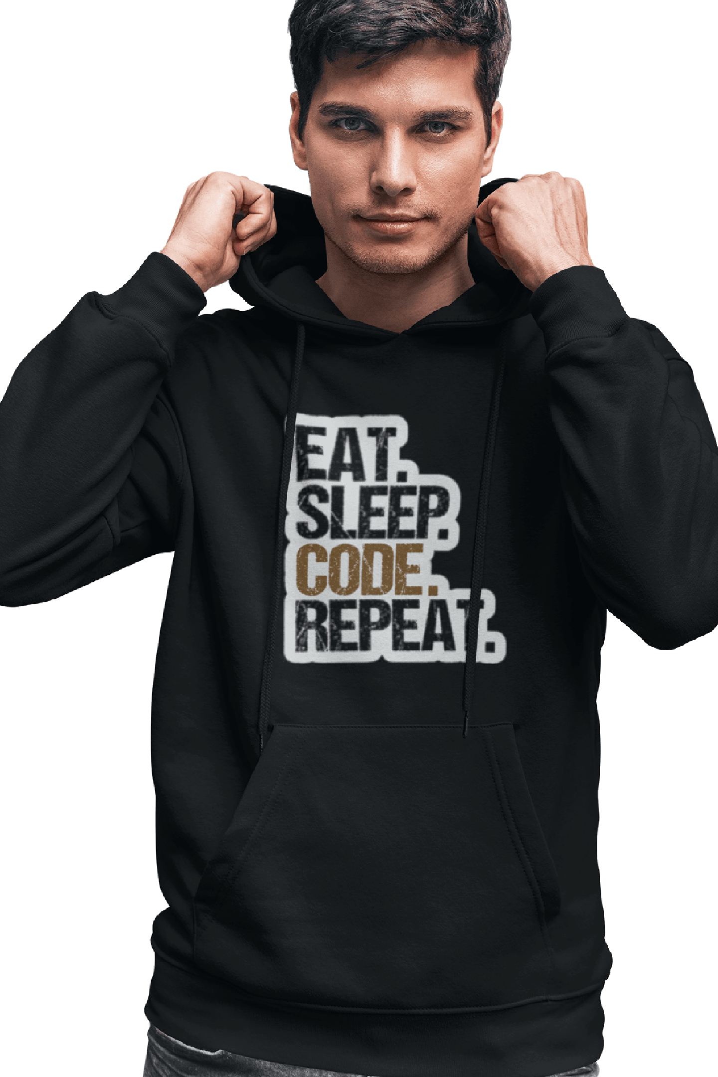 Black Unisex Hoodie for Software Programer