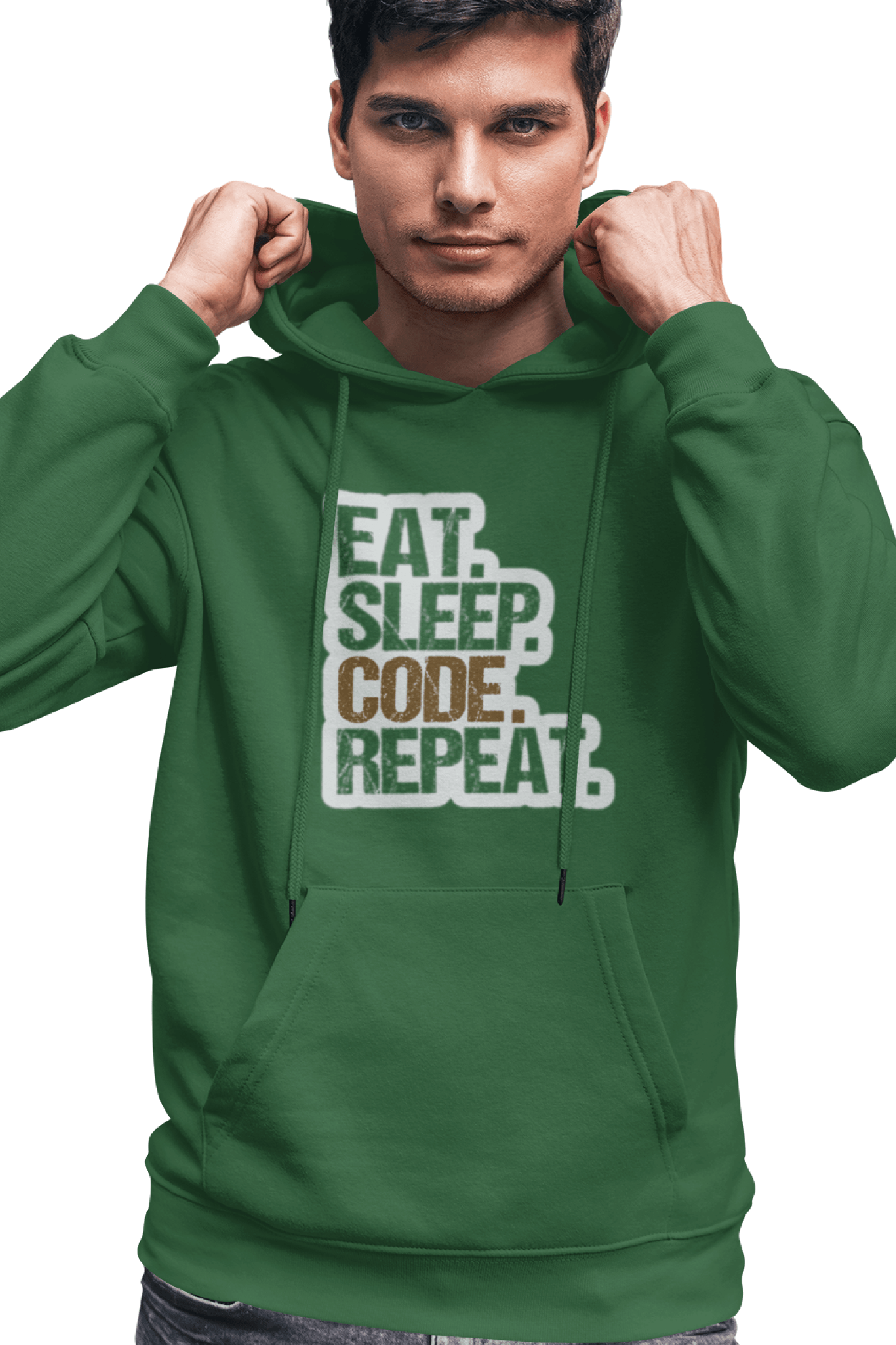 Bottle Green Unisex Hoodie for Software Programer