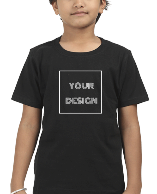 Customized T-shirt for Kids Black
