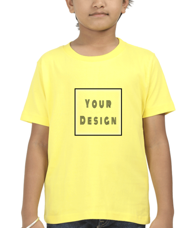 Customized T-shirt for Kids Yellow