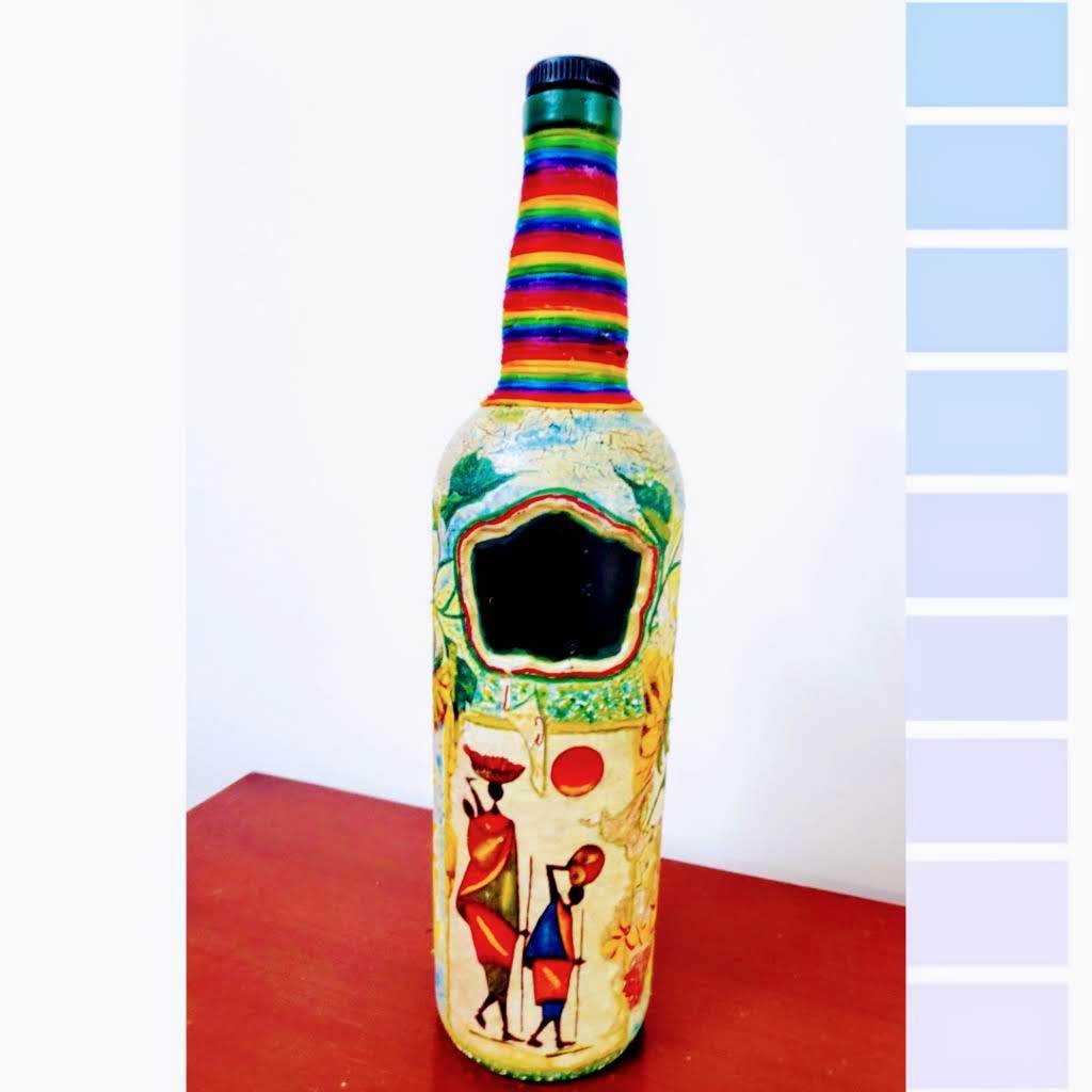 Decorative Bottle - A Window to Nature
