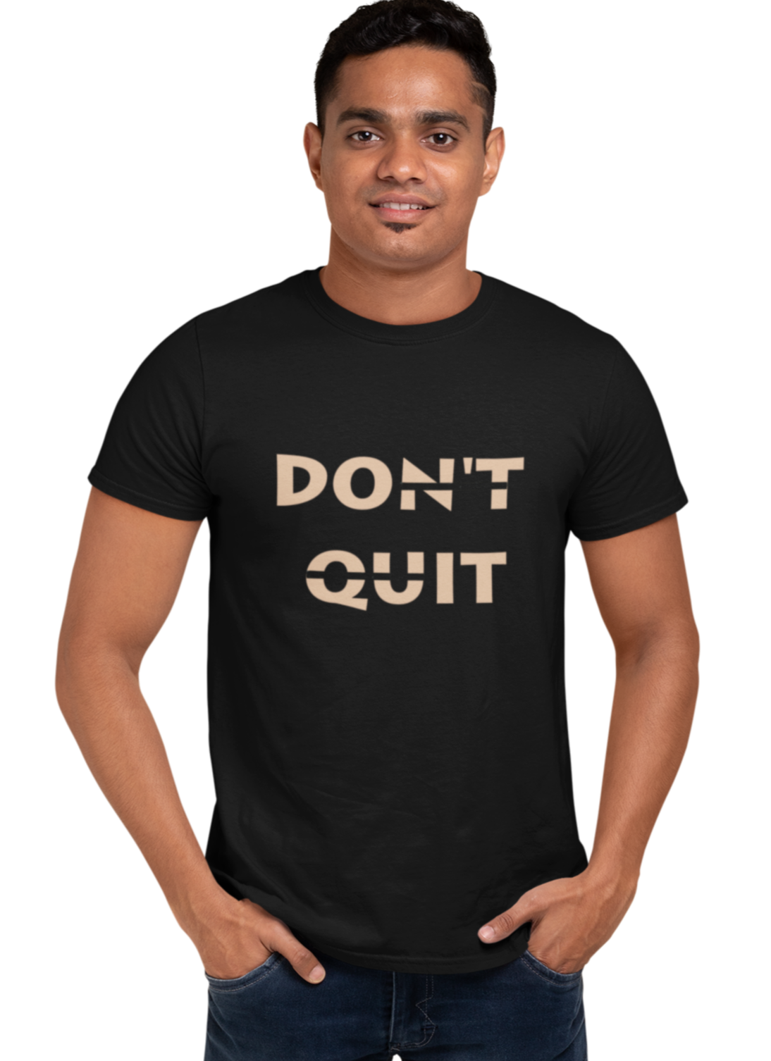 Dont Quit- Quote- t-shirt for Men Black