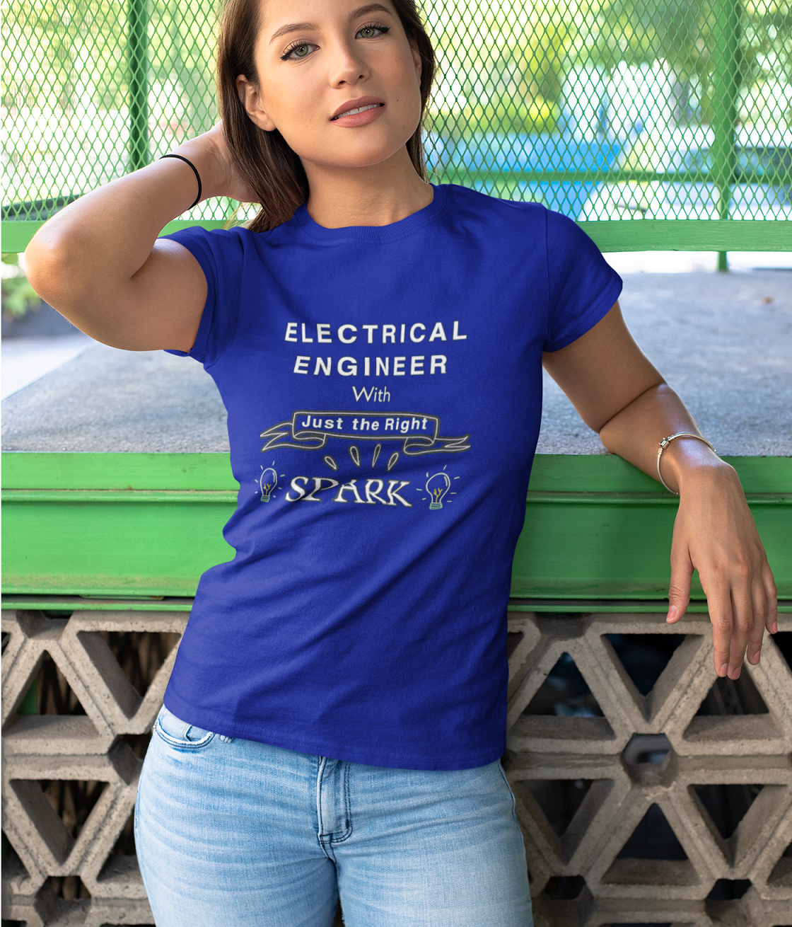 Electrical Engineer T-shirt for Women Royal Blue