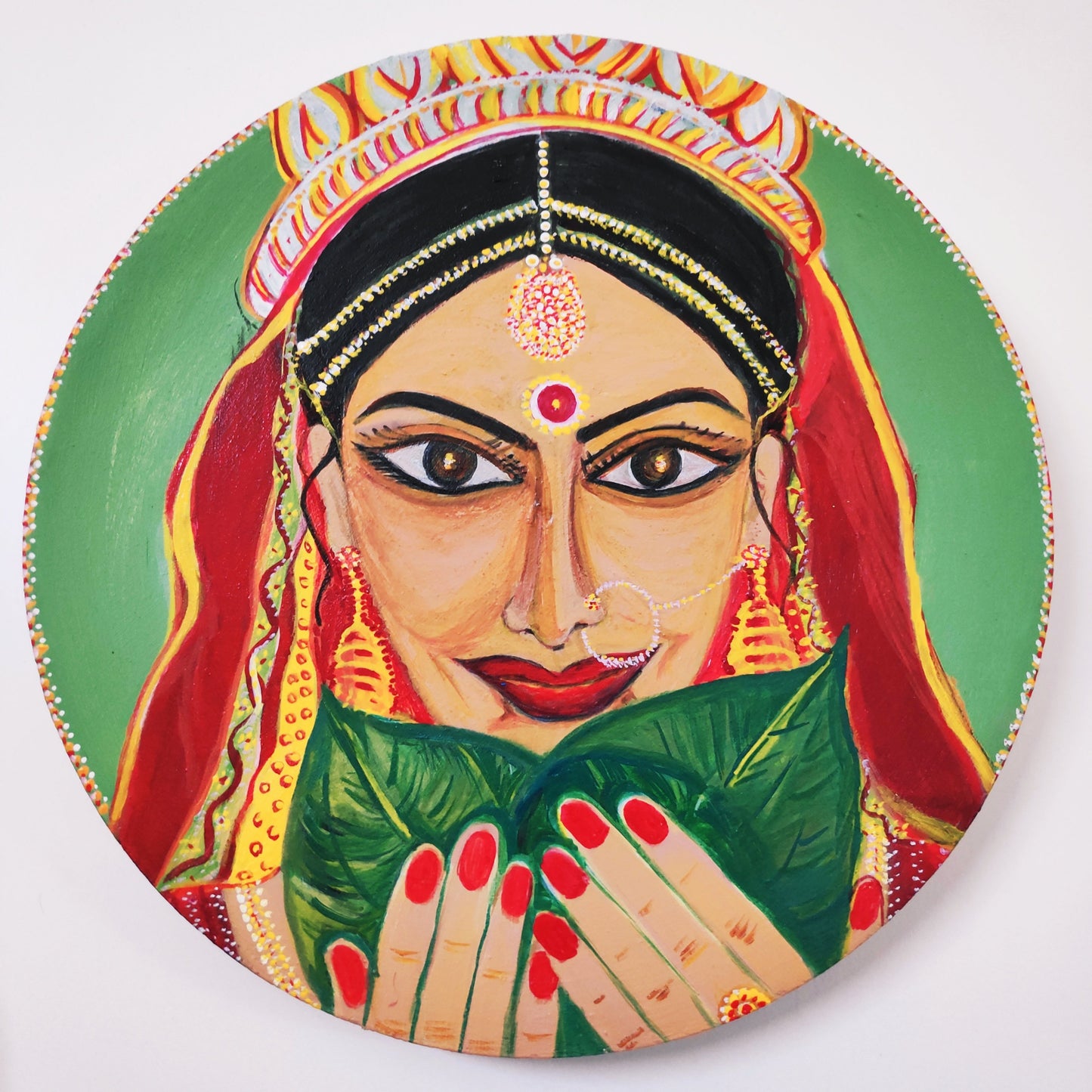 Wall Plate Bengali Bride