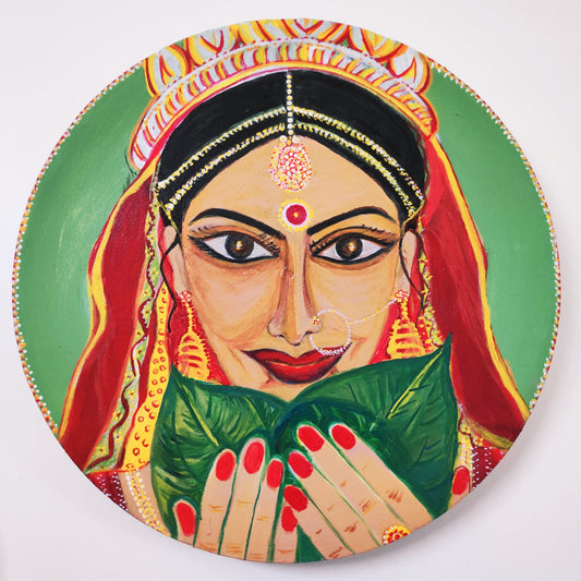 Wall Plate Bengali Bride