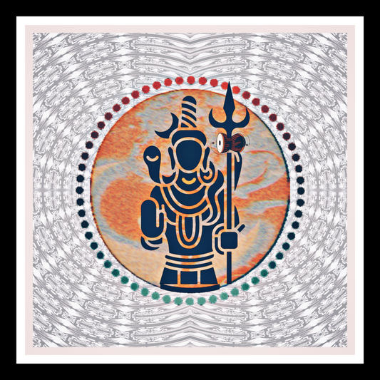 Shiva Mahadeva Art Framed Poster F05