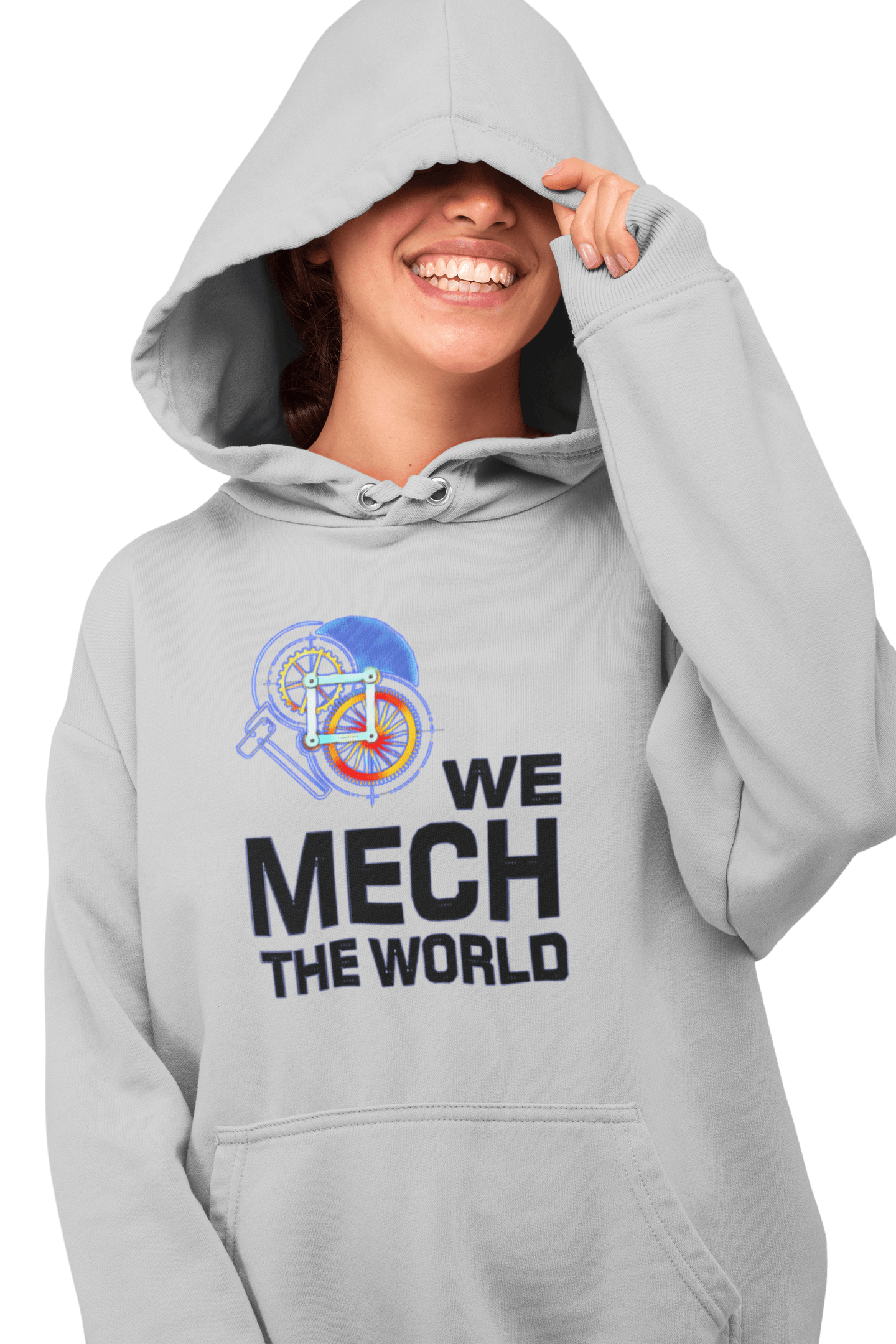 Mechanical Engineer Light Grey Unisex Hoodie