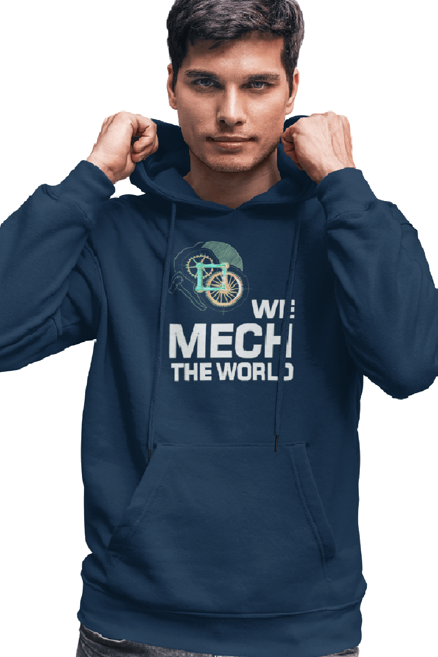 Mechanical Engineer Navy Blue Unisex Hoodie 