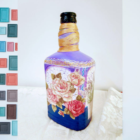 Decorative Bottle hand painted in European Style