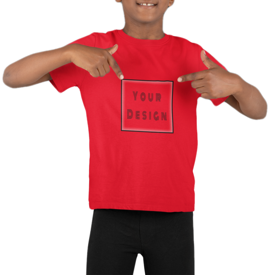 Customized Red T-shirt for Kids