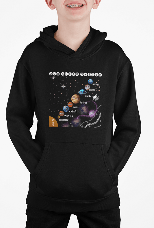Planets and Sun Hoodie for Kids 39