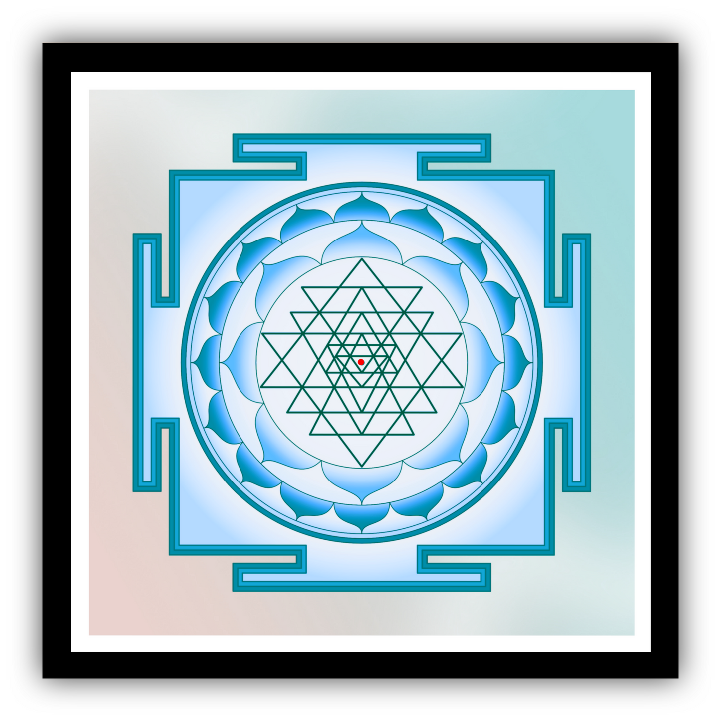 Shree Yantra Framed Poster 08