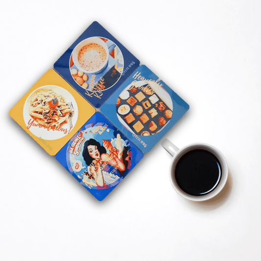 Tea Coasters : Set of 4 - Yummilicious