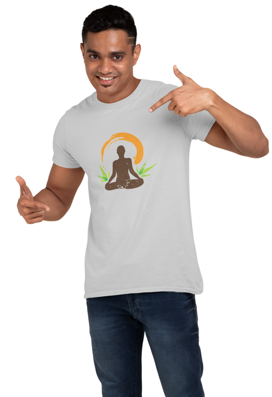 Yoga T-shirt for men Light Grey