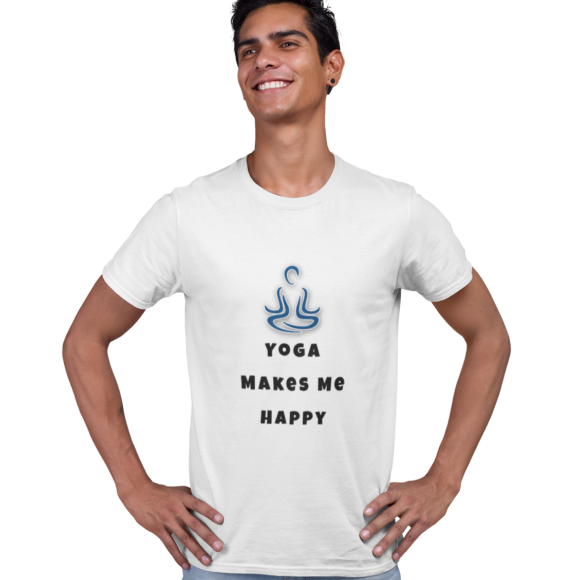 Yoga T-shirt for Men White