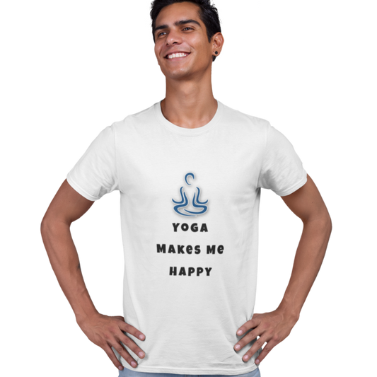Yoga T-shirt for Men White