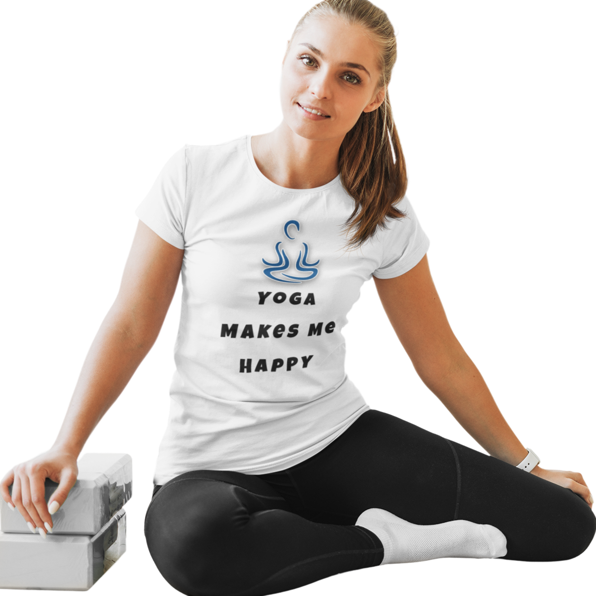 Yoga T-shirt for Women White