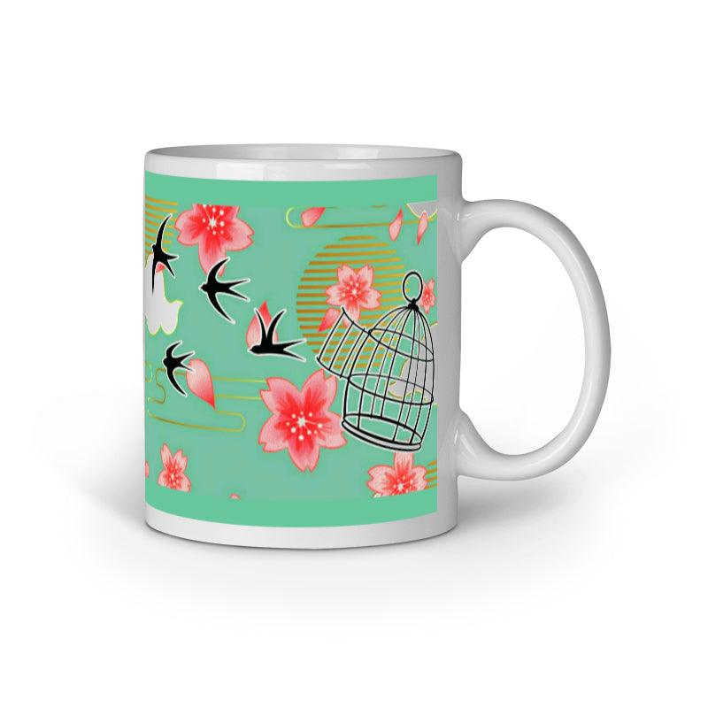 Free Birds Ceramic Coffee Mug C08
