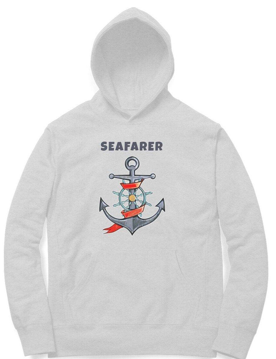 Seafarer Unisex Cotton Hoodie Light Grey