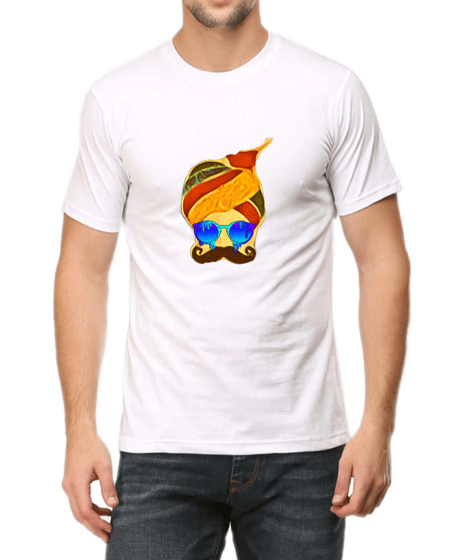 Funky T-shirt for Men White