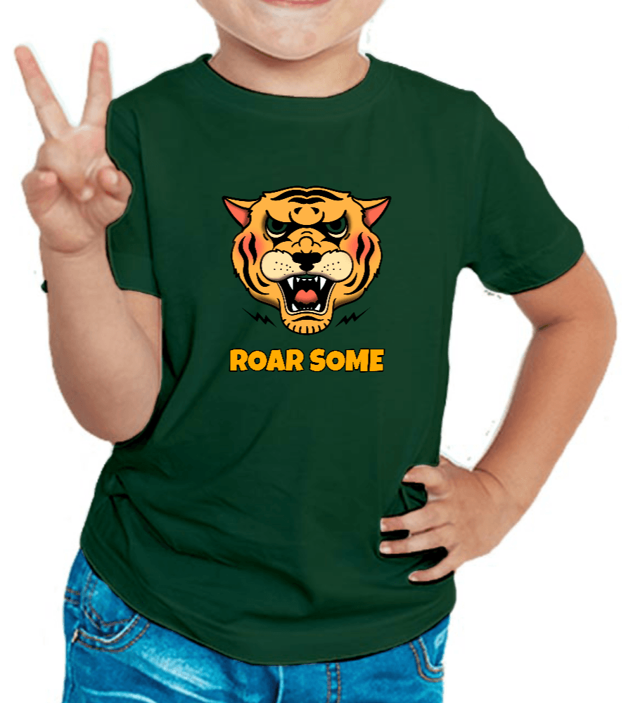 Tiger Face T Shirt for Boys D35