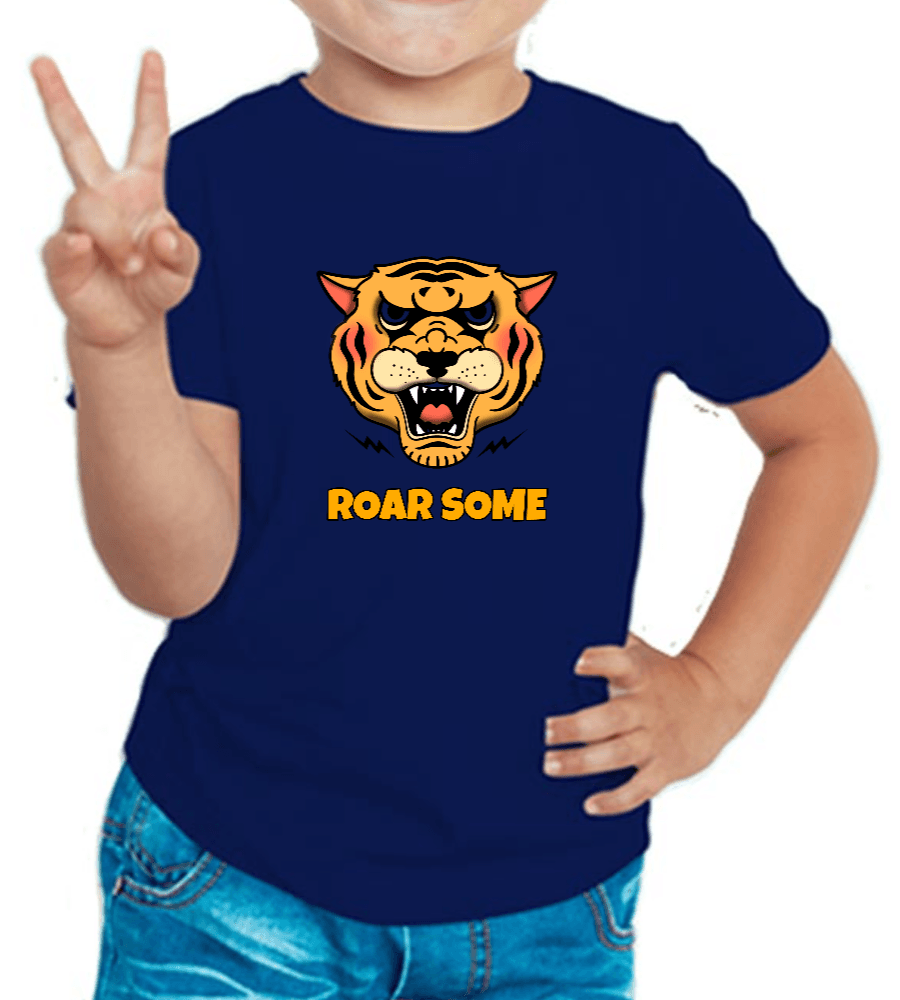 Tiger Face T Shirt for Boys D35