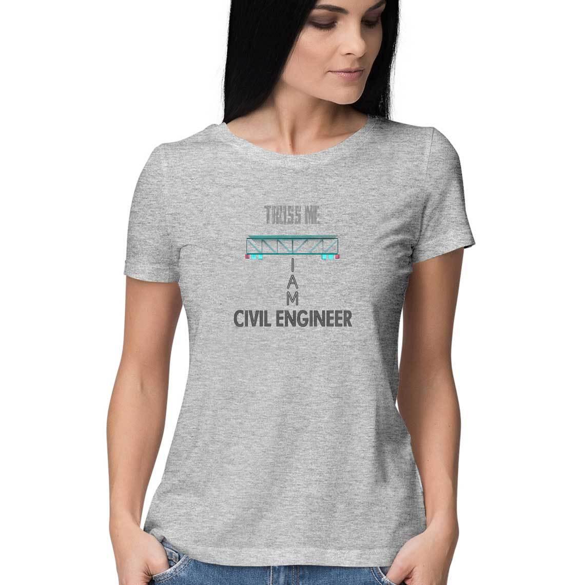 Civil Engineer T Shirt for Women D46